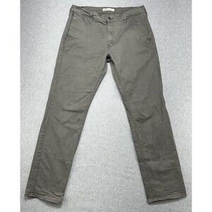 Signature Levi Strauss Mens Pants Sz 32x31 Gray Athletic Chino Classic Denim‎